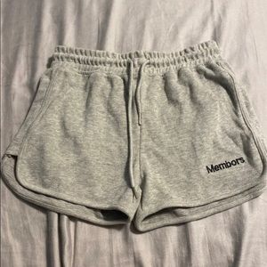 Grey shorts